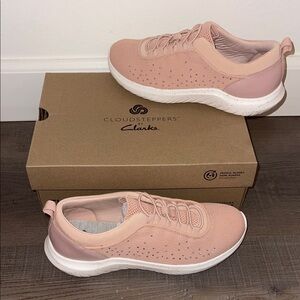 Women's Pink Athletic Shoes with Rhinestones